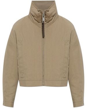 Moschino Hooded Jacket - Natural