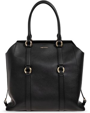 McQueen 'Farringdon' Shopper Bag - Black