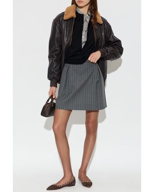 Valentino Garavani Leather Jacket - Black