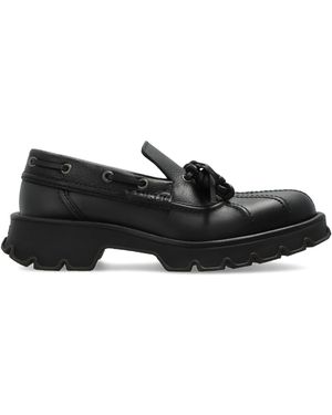 Loewe 'Bobby' Leather Loafers - Black
