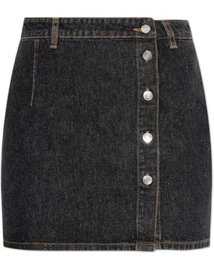 IRO Isya Denim Skirt - Black