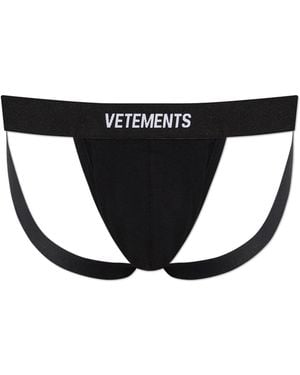 Vetements Cotton Jockstraps - Black