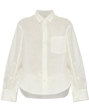 Citizens of Humanity 'Kayla' Linen Shirt - White