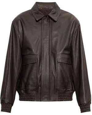 Arma Leather Jacket 'Bari' - Black