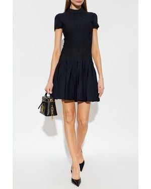 Balmain Dress With Shimmering Sequins - Black