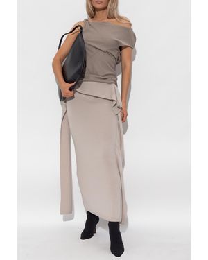 Entire studios Wool Skirt - Natural