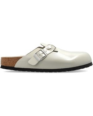 Birkenstock Boston Braided Clogs - White