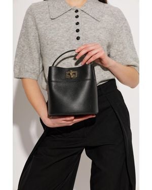 Furla "Amelia Mini" Bucket Handbag - Gray