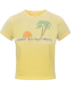 Mother T-Shirt 'Itty Bitty Ringer' - Yellow