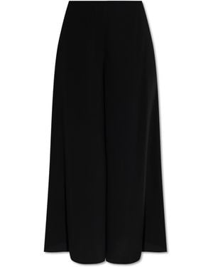 Theory Wide-Leg Trousers - Black