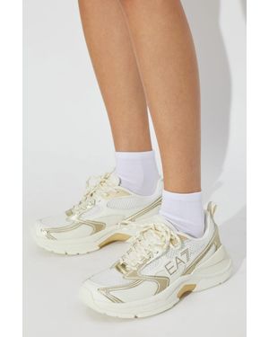 EA7 Sports Shoes With Logo - White