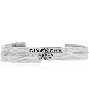 Givenchy Bracelet With Engraved Logo - White
