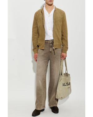 AllSaints Suede Jacket 'Morten' - Natural