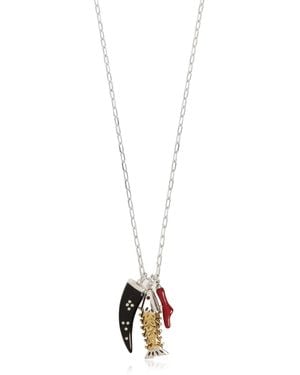 Isabel Marant Necklace With Pendants - Metallic