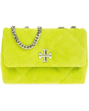 Tory Burch 'Kira Diamond Quilt' Shoulder Bag - Yellow