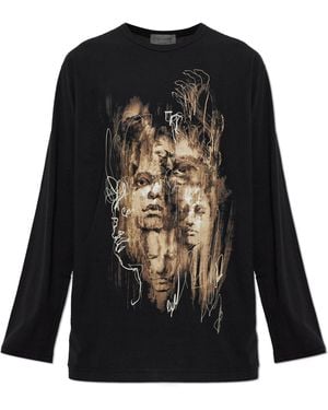 Yohji Yamamoto T-Shirt With Print - Black