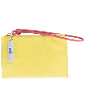 Furla Hand Pouch 'Ride' - Yellow