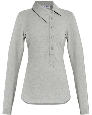 The Attico Asymmetric Top - Grey