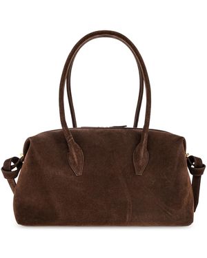 Yuzefi "Brioche Duffle" Shoulder Bag - Brown