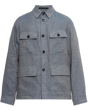 Giorgio Armani Linen Jacket - Blue