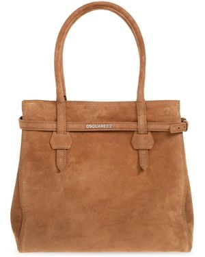 DSquared² 'Twin' Shopper Bag - Brown