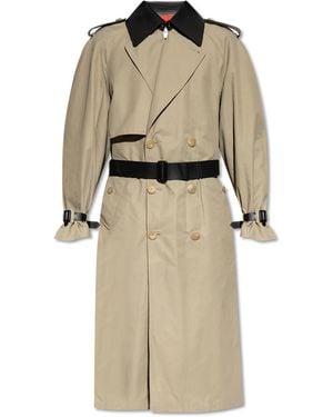 Givenchy Coat With Collar - Natural