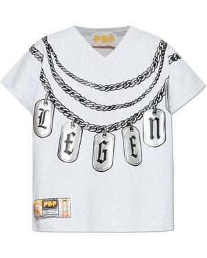 PDF Sleeveless T-Shirt - White