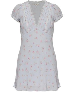 LoveShackFancy Short Dress 'Yasmin' - Grey