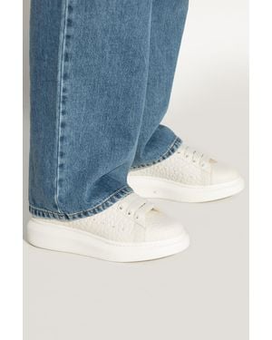 McQueen Sports Shoes With Logo - Blue