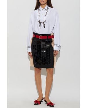 Marni Shirt With Decorative Trim - White