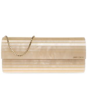 Jimmy Choo 'Sweetie' Clutch Bag - Natural