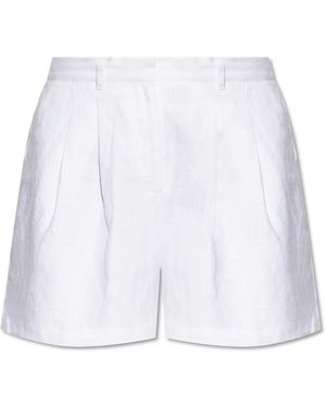 Posse Linen Shorts - White