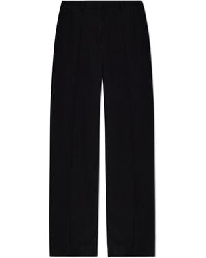Balmain Trousers With Stitching On The Legs - Black