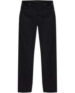 Stone Island Jeans With Slightly Tapered Legs - Black
