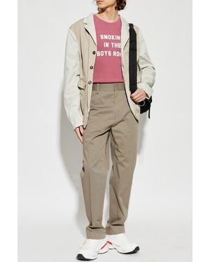 DSquared² Pants With Logo - Natural