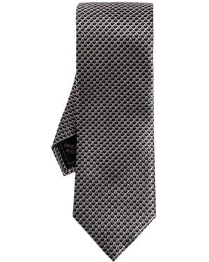 Brioni Silk Tie - Metallic