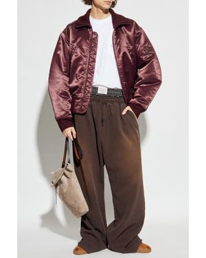 Acne Studios Reversible Bomber Jacket - Red