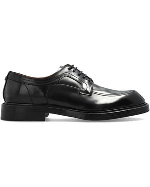 Dolce & Gabbana Leather Derby Shoes - Black