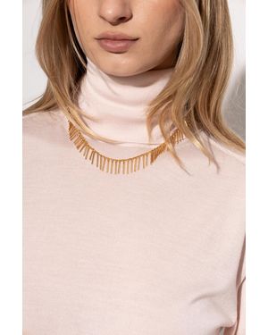 Jil Sander Brass Necklace - Natural