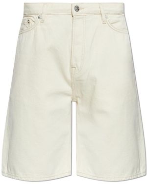 Samsøe & Samsøe "Saddie" Denim Shorts - White