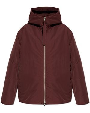 Jil Sander Oversized Down Jacket - Red