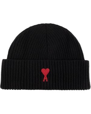 Ami Paris Wool Hat - Black