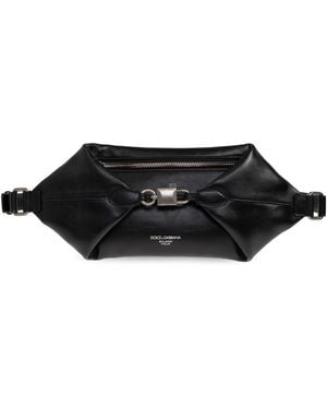 Dolce & Gabbana Dog Carrier Bag 'Lock' - Black