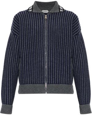 Versace Wool Cardigan - Blue