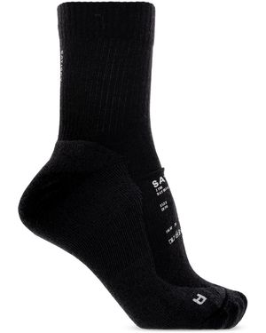 Satisfy Logo Socks - Black