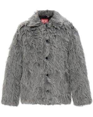 DIESEL Faux Fur "W-Claes" - Grey