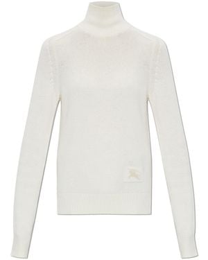 Burberry Cashmere Jumper 'Christina' - White