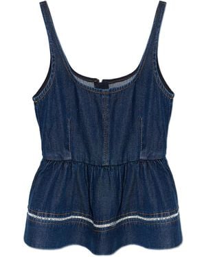 Munthe Top “Rulst” - Blue
