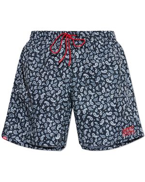 DIESEL 'Sport-41-D-Core' Swim Shorts - Blue