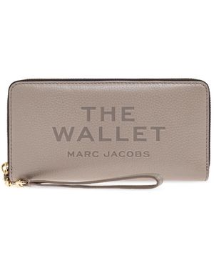 Marc Jacobs Leather Wallet - Grey